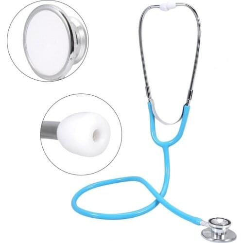 Precise professional stethoscope assisted single head stethoscope portable medical stethoscope device tool