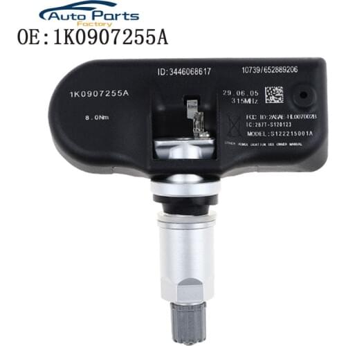 TPMS Tire Pressure Monitoring System For Audi Volkswagen 315MHZ 1K0907255A 1K0907253D/1K0998275/1K090761