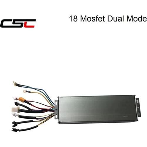 Universal Lcd Controller 45A 48V 1500W/2000W DC Brushless Speed Dual Mode Controller for Brushed Motor 18 Mosfet