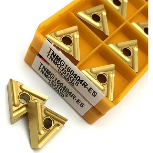 TNMG160404R ES UE6020 External turning tool Carbide insert CNC turning insert TNMG 160404R Metal lathe tools Steel processing