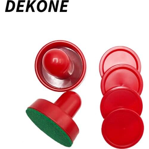 Air Hockey Paddles Pucks Great Goal Handles Pushers Replacement Accessories Game Tables Kids And Adult Family Entertainment Gift