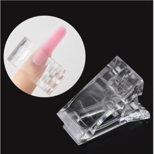 1 New Nail Art Crystal Clip Nail Crystal Extension Gel Shaping Clip Model Nail Clip Fixing Clip Nail Salon Supplies and Tools