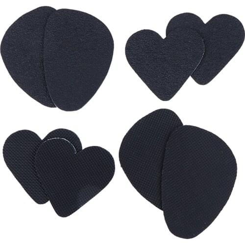 1Pair Black Durable Self-Adhesive Non Slip Sticker Anti Slip Sole Shoe Protector Pads Insoles Cushion
