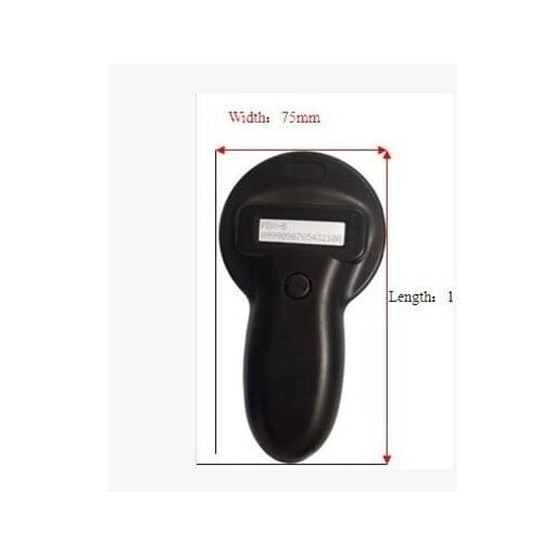 134.2KHz FDX-B/HDX Pet microchip portable rfid scanner/ animal rfid tag reader