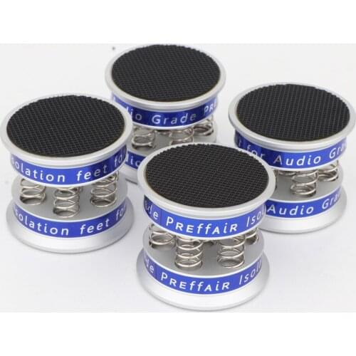 4PCS Preffair Hi-end Speaker Feet Aluminum Alloy Amplifier Stand Spikes DISCS Turntable CD Player Computer DAC Machine Base Feet