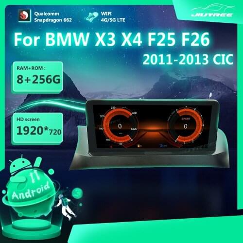 12.3 Inch 256G Android 11.0 Car Radio For BMW X3 X4 F25 F26 2011-2013 System GPS Navigation Multimedia Player Stereo Reciver