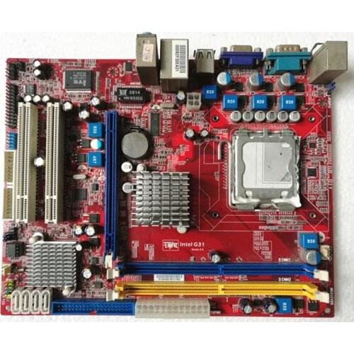 Used G31 Motherboard for Colorful C.G31H C.G31T LGA775 DDR2 (Alternative P5KPL-AM SE GA-G31M-ES2C ES2L S2C )