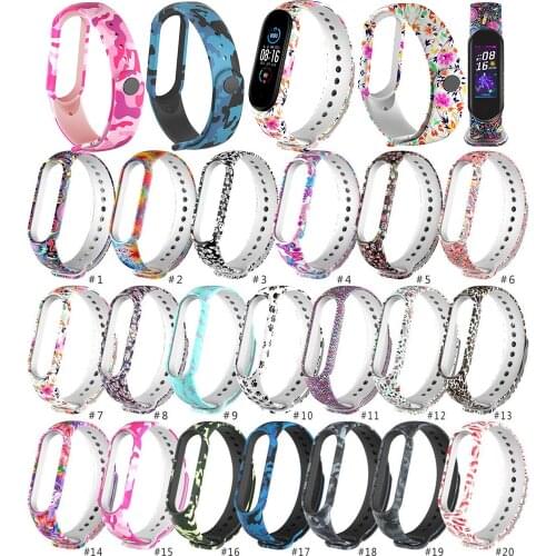 For Xiaomi Miband 5 Correa Bracelet color Wristband Sports Strap For Mi Band 5 Watch Replacement Accessories Multicolor Durable