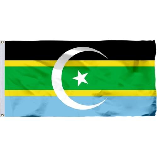 South Arabia Federation Flag 150X90cm (3x5FT) 120g 100D Polyester Double Stitched High Quality Free Shipping