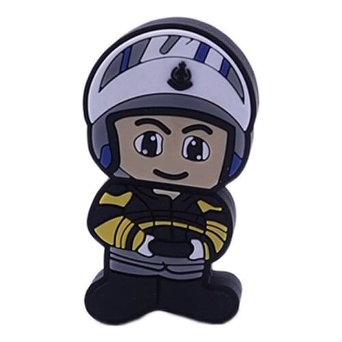Pendrive 128gb cartoon Policemen usb flash drive 4gb 8gb 16gb 32gb 64gb cute memory stick pen drive creative gift usb stick