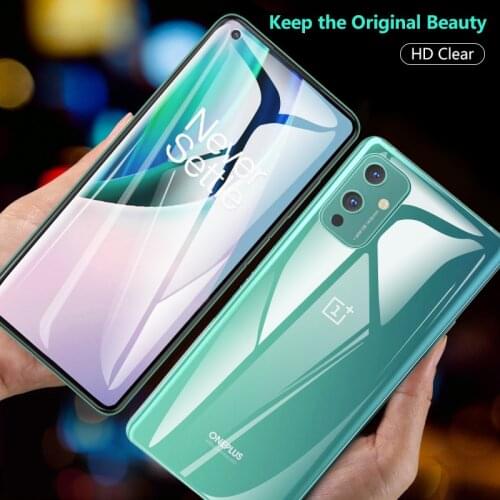 Front Add Back 3D Curved Film For Oneplus 9 Pro Screen Protector Full Cover Nano Hydrogel Film With Tools Not Glass No Bubbles