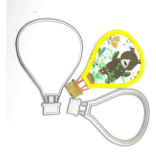Julyarts Hot Air Balloon Metal Cutting Dies New 2021 Stencils Scrapbook Paper Craft Knife Mould Blade Punch Stencils Dies