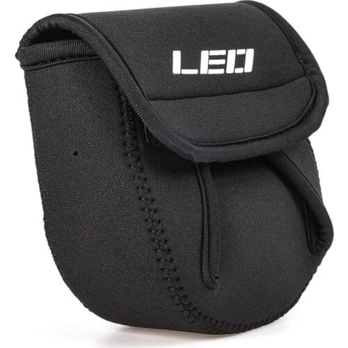LEO Fishing Reel Cover Spinning Reel Bag Pouch Fishing Line Wheel Package Case Spinning Raft Reel Fishing Storage Bag