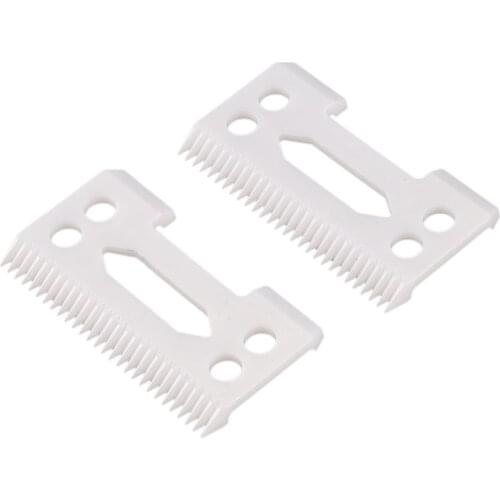New 2Pcs 28 Teeth Zirconia Ceramic Clipper Blade for Wahl Senior Clipper