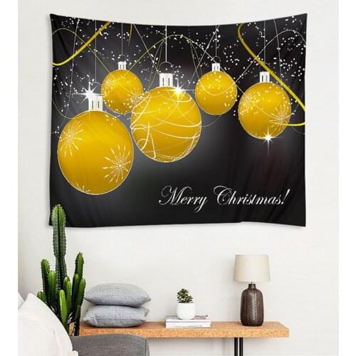 Christmas Theme Wall Hanging Tapestry 60x60" For Living Room Home