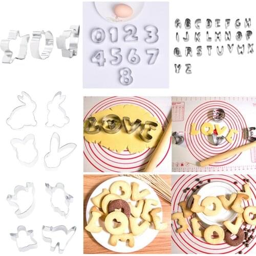 New Christmas Cookie Cutter Stainless Steel Cut Candy Biscuit Mold Animal Cake Cooking Tools Wedding Theme Metal Cutters Mould