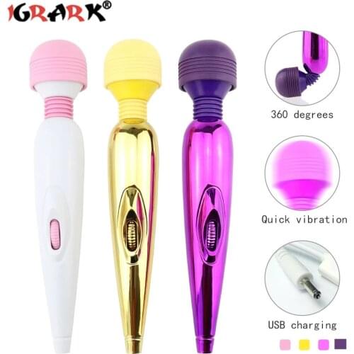 G-Spot USB Rechargeable Vibrators for Women Clitoris Powerful Dildo Vagina Massager Sex Toys Machine for Adults Anal Masturbator