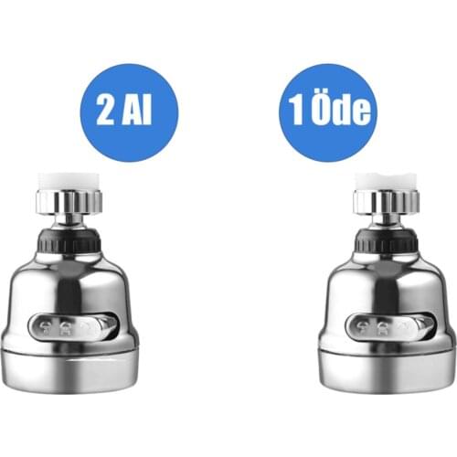 Water Saving Head/2 Pcs/3 Stage Battery Plays Tap End