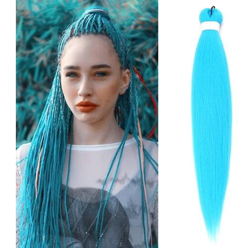 Natifah Easy Jumbo Braid Pre-Stretched Brading Haircrochet hair Zizi braids extensions 26 Inch Hot Water Hair 1/3/5/6 Pcs
