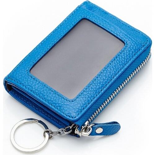 Genuine Leather Holder Wallet Women Korean Small Wallet Female Fashion Coin Purse Card Case MF-2669