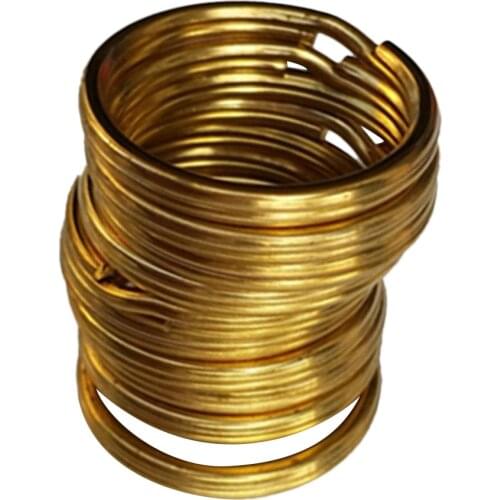 20x Split Key Ring Chain Split 15/12mm Keyring Hoop Loop Link Chain Findings