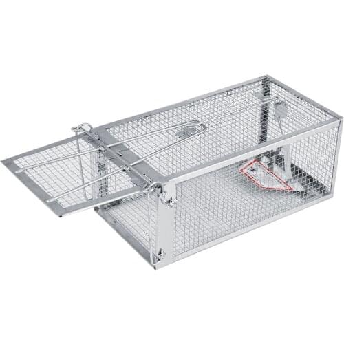 26.2*14*11.4cm Live Mouse Rat Trap Cage Small Live Animal Pest Rodent Mouse Control Bait Catch Cage for Home Indoor Outdoor