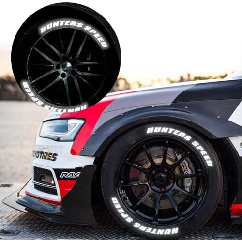 8PCS 3D Car Tire Decals Reflective Stickers Tire Decals Adhesive Tire Decoration Universal Auto Tuning Styling Accessories