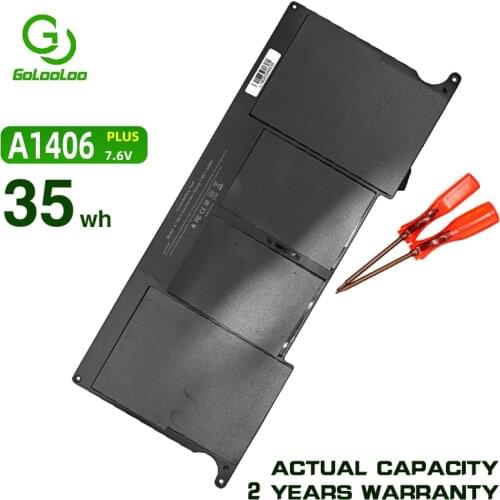 Golooloo 35Wh A1406 Laptop Battery for Apple MacBook Air A1370 ( 2011 Production ) A1465 ( 2012 years ) MC965 MB985
