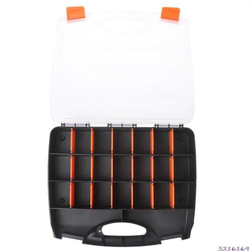 B-380 Plastic Hand Tools Storage Case Spanner Screwdriver Parts Hardware Organizer Box-38