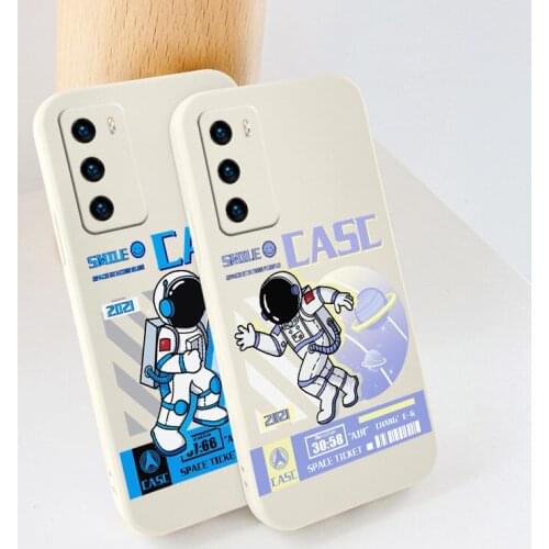 For Huawei P40 P30 P20 Pro Lite Case Universe Slicone Phone Cover Huawei Mate 40 30 20 Pro Lite P Smart 2021 Y7A Soft Case