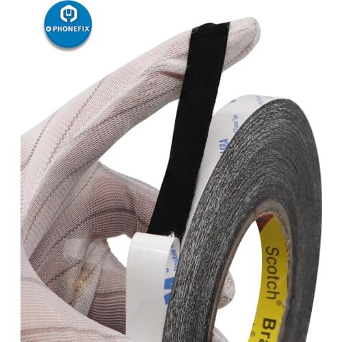 3M Black Double Sided Adhesive Tape Acrylic Foam Tape Two Sides Mounting Sticky Tape for Phone LCD Touch Screen Digitizer Fix