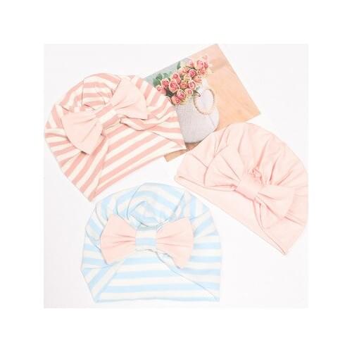 Baby Hat Turban Flower bows Newborn Baby Girl Hat Beanie Cap Autumn Winter Infant Toddler Kids Girls Bonnet Photography Props