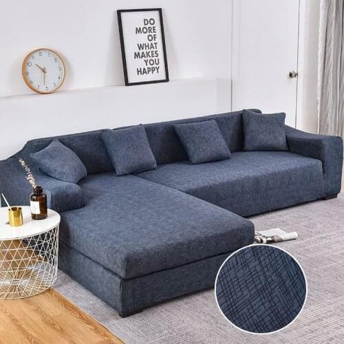 Cross Pattern Elastic Sofa Cover Stretch All-inclusive Sofa Covers for Living Room Couch Cover Loveseat Sofa Slipcovers