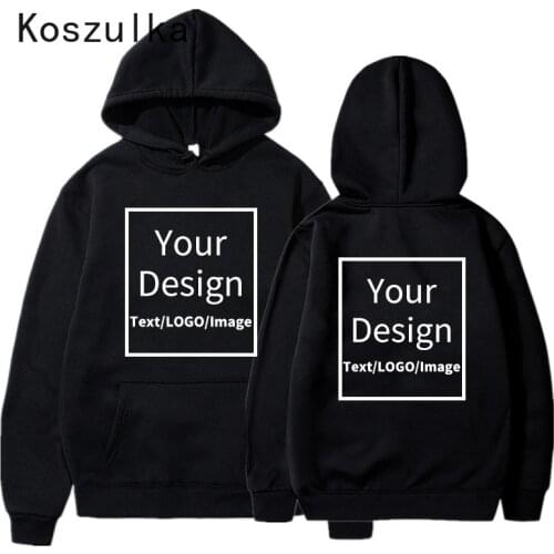 LOGO Customized Hoodie Customized Logo Personalized Hoodie Student Casual Custom Printed Text DIY Hoodie XS-3XL