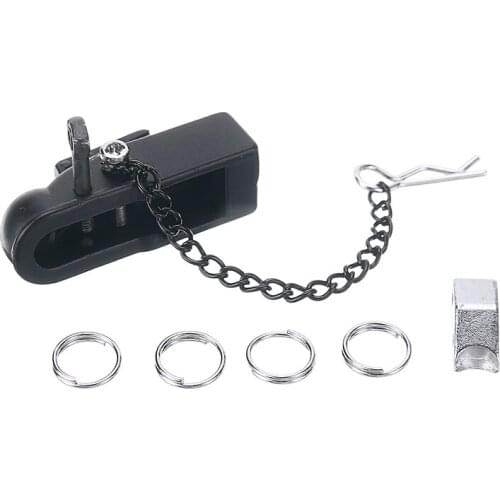 Mayitr 1pcs Metal Alloy Trailer Hook Connector Kit Upgrade Spare Part for SCX10 1/10 RC Crawler Car Accessories