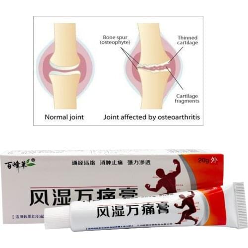 20G Traditional Chinese Medicine Rheumatism Ointment Treatment Arthritis Joint Cervical Ciatica Pain Relife Orthopedic Cream