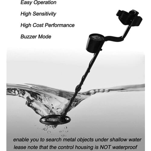 Metal Locator Professional Underground Metal Detector Ground Nugget Detector Gold High Sensitivity Metal Detector LCD Display