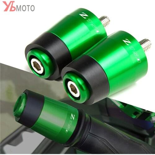 Motorcycles CNC Handlebar Grips Handle Bar Ends plug Anti Vibration For KAWASAKI Z750 Z 750 2008 2009 2010 2011 2012 2013 2014