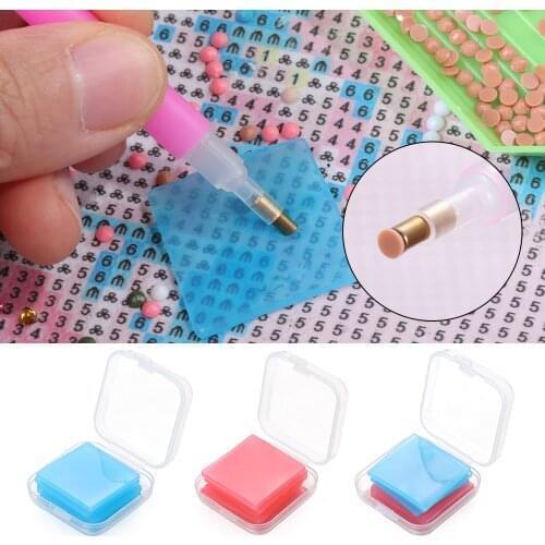 6pcs DIY Diamond Painting Glue Clay Embroidery Cross Stitch Drilling Mud Diamond Painting Storage Container Nail Tools