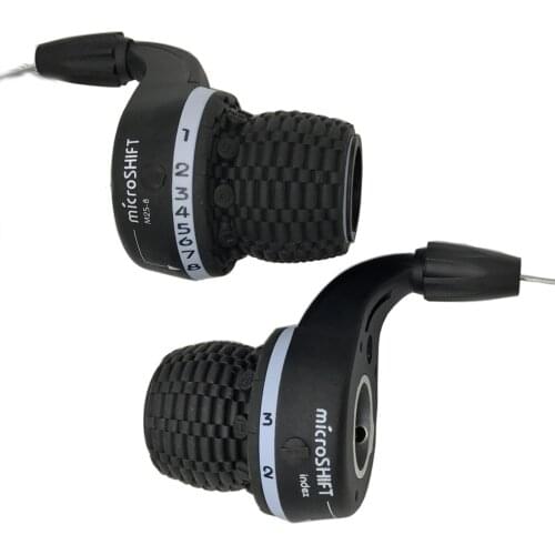 For Shimano Compatible Set Cycling Bike Microshift Twist Grip Gear Shifters Trip Derailleur 6, 7 Speed Conjoined DIP