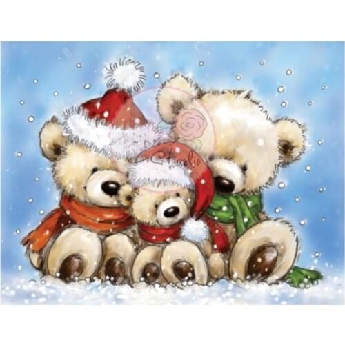 Rubber Silicone Clear Stamps for Scrapbooking Tampons Transparents Seal Background Stamp Card Making Diy bear