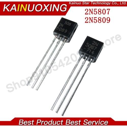 50PCS 2N5089 2N5087 TO92 5089 TO-92 NPN General Purpose Transistor new and original IC