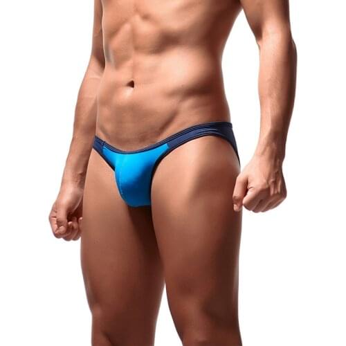 Men Briefs Jockstrap Ultra Thin Ice Silk Underwear Calzoncillo Hombre Heren Slip Sexy Gay Panties String Tanga Bikini Plus Size