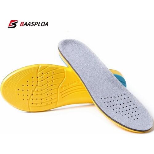 Shoe Inserts Pad Soft Sport Insoles Memory Foam Breathable Outdoor Running Silicone Gel Cushion Orthopedic Insoles EU 35-45 Size