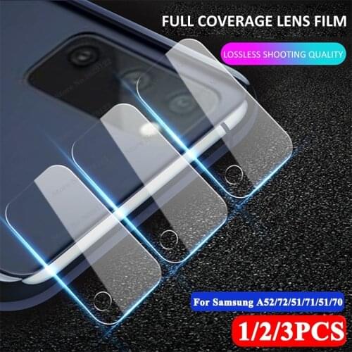 1-3Pcs Camera Lens Tempered Glass For Samsung Galaxy A52 A72 5G A70 A50 A51 A71 Lens Protector Glass for Samsung a52 a72 515 715
