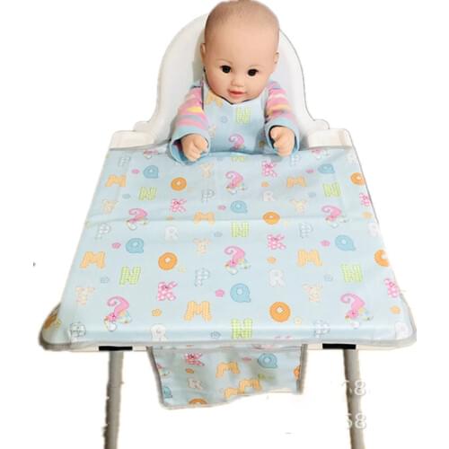 Dirty-Proof Meal For Baby Waterproof Coverall Tray Baby Seat Covers Portable Dining Chair Cover High Chair For Feeding Baby Gown