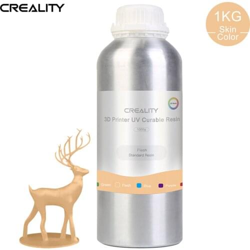 Creality 3D Printer Rigid Resin+ LCD Standard 90D Hardness 405nm Aluminum Bottle Liquid Printing Material for LCD Printer
