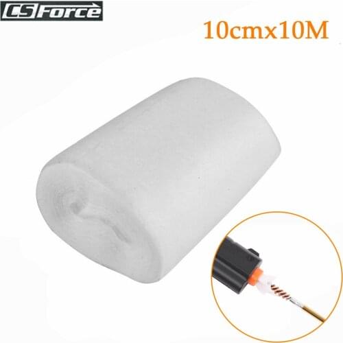 10cm*10M Gun Cleaning Cloth Patch 100% Cotton DIY Wide Cleaning Cloth for Rifle Handgun Pistol Shotgun Hunting Gun Cleaning Kit
