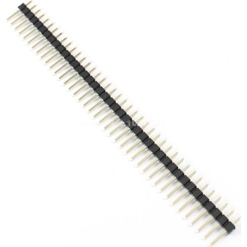 20 Pcs Per Lot Pitch 2.54mm 40 Pin Male Single Row Straight Pin Header Strip
