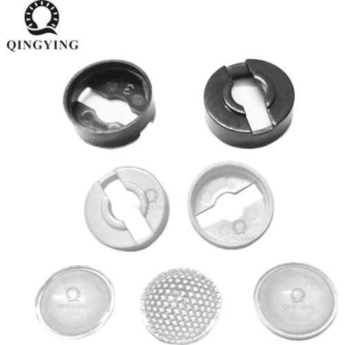 50pcs Optical PMMA LED Lens 19.5mm Plano Convex Acrylic Condenser Lenses With 21mm Holder For Zoom LED Flashlight Bike Head Lamp